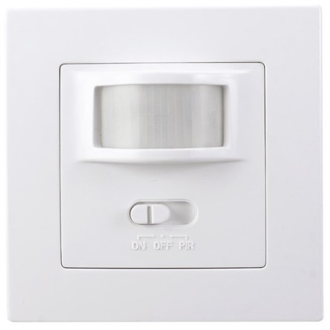 Indoor PIR motion sensor into a switch box white
