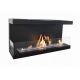 InFire - Built-in BIO fireplace 100x50 cm 3kW black