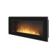 InFire - Built-in BIO fireplace 49x120 cm 3kW black