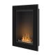 InFire - Built-in BIO fireplace 79x55 cm 3kW black