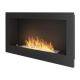 InFire - Built-in BIO fireplace 90x50 cm 3kW black