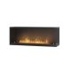 InFire - Corner BIO fireplace 110x45 cm 3kW black