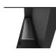 InFire - Corner BIO fireplace 45x120 cm 3kW black
