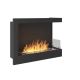 InFire - Corner BIO fireplace 45x60 cm 3kW black