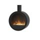 InFire - Hanging BIO fireplace d. 70 cm 3kW black