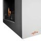 InFire - Wall BIO fireplace 120x56 cm 3kW white