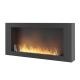 InFire - Wall BIO fireplace 120x56 cm 3kW black