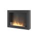 InFire - Wall BIO fireplace 80x56 cm 3kW black