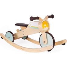 Janod - Children's wooden push bike 2in1