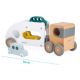 Janod - Wooden truck with cars BOLID