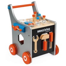 Janod - Wooden walker with tools BRICOKIDS