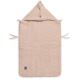 Jollein - Car seat sack fleece RIVER KNIT 42x82 cm Pale Pink