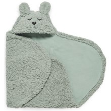 Jollein - Swaddle blanket fleece Bunny 100x105 cm Ash Green