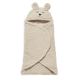 Jollein - Swaddle blanket fleece Bunny 100x105 cm Nougat