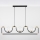 Jupiter 1990 - Chandelier on a string HANZA 3xG9/10W/230V black/gold
