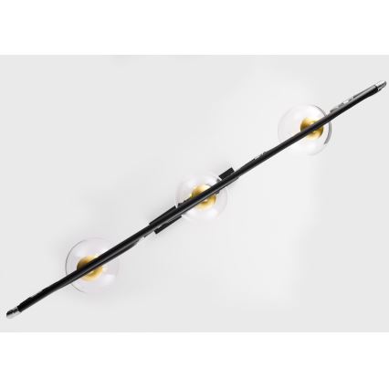 Jupiter 1990 - Chandelier on a string HANZA 3xG9/10W/230V black/gold