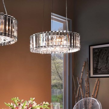 Kichler - LED Bathroom chandelier on a string CRYSTAL SKYE 8xG9/3W/230V IP44
