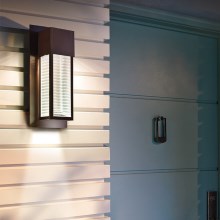 Kichler - LED Outdoor wall light SOREL 1xGU10/7W/230V IP44 brown