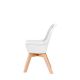 KINDERKRAFT - Baby dining chair 2in1 TIXI grey