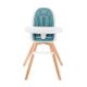 KINDERKRAFT - Baby dining chair 2in1 TIXI turquoise
