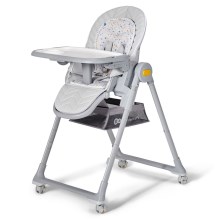 KINDERKRAFT - Children's dining chair 2in1 LASTREE grey