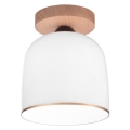 Kolarz A1352.11.Au - Surface-mounted chandelier NONNA 1xE27/60W/230V oak/white/gold