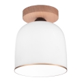 Kolarz A1352.11.Au - Surface-mounted chandelier NONNA 1xE27/60W/230V oak/white/gold