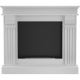Kratki - BIO fireplace 97,9x115 cm 3kW white