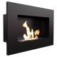 Kratki - Built-in BIO fireplace 40x60 cm 2kW black