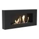 Kratki - Wall BIO fireplace 40x90 cm 1,5kW black