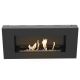 Kratki - Wall BIO fireplace 40x90 cm 1,5kW black