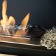 Kratki - Built-in BIO fireplace 40x120 cm 3x1,1kW black