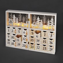 LED Advent calendar LED/2xAAA