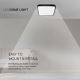 LED Bathroom ceiling light LED/48W/230V 6500K IP44 black