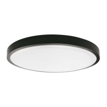 LED Bathroom ceiling light with sensor LED/18W/230V 4000K IP44 black