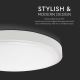 LED Bathroom ceiling light with sensor LED/18W/230V 4000K IP44 white