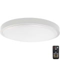 LED Bathroom ceiling light with sensor LED/18W/230V 6500K IP44 white + remote control
