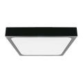 LED Bathroom ceiling light with sensor LED/24W/230V 4000K IP44 black