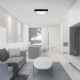 LED Bathroom ceiling light with sensor LED/24W/230V 4000K IP44 black