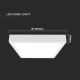 LED Bathroom ceiling light with sensor LED/24W/230V 4000K IP44 white