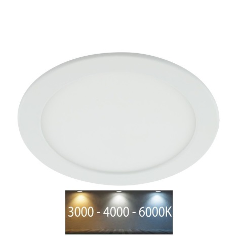 LED Bathroom recessed light LED/18W/230V 3000/4000/6000K IP44