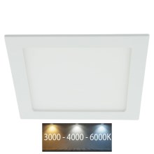 LED Bathroom recessed light LED/24W/230V 3000/4000/6000K IP44