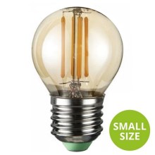 LED Bulb CLASIC AMBER G45 E27/4W/230V 2200K -  Brilagi