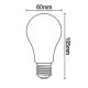 LED Bulb WHITE FILAMENT A60 E27/9W/230V 3000K