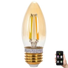 LED Bulb FILAMENT C35 E27/4,5W/230V 2700-6500K - Aigostar