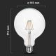 LED Bulb FILAMENT G125 E27/10W/230V 6400K