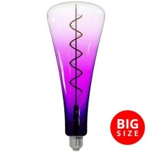 LED Bulb FILAMENT SHAPE T110 E27/5W/230V 1800K purple
