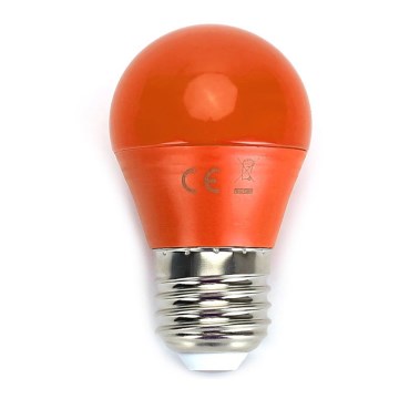 LED Bulb G45 E27/4W/230V orange - Aigostar