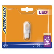 LED Bulb G9/1,9W/230V 2700K - Attralux