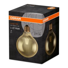LED Bulb GLOBE E27/2.5W/230V 2,400K - Osram